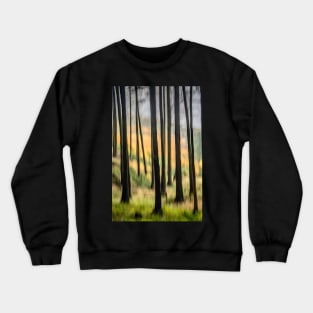 Abstract Trees Crewneck Sweatshirt